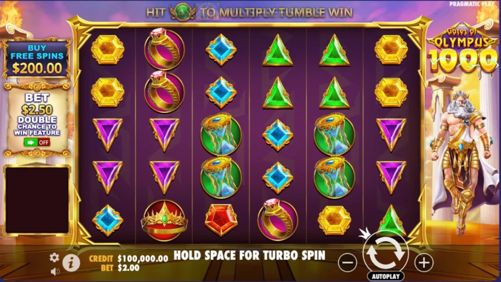 Gates of olympus Free spins