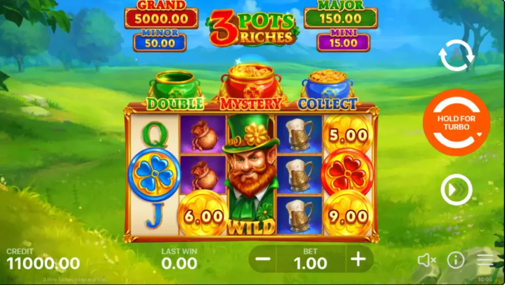 3 pots Riches slot